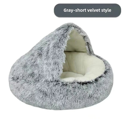 Cama Acogedora con Manta Incorporada
