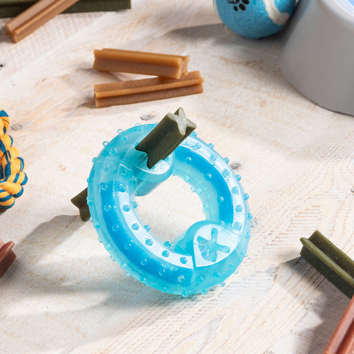 Juguete Mordedor Congelable para Mascotas 2 en 1 Glubiz